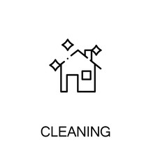 Cleaning flat icon