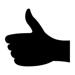 hand human like isolated icon vector illustration design