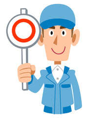 作業着の男性　正解　正しい
