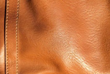 Brown leather texture