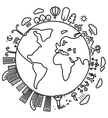 Planet Landscape Template