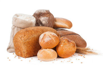 bakery products isolated