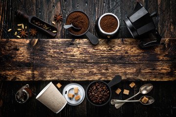 coffee background with space for text