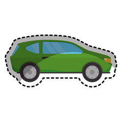 car sedan vehicle icon vector illustration design