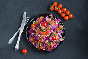 the Chinese cabbage salad