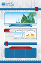 Template for travel agency