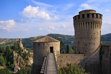 Brisighella, panorama con rocca manfredoniana