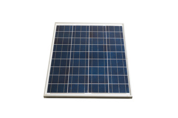 Solar cell panel frame on isolated background