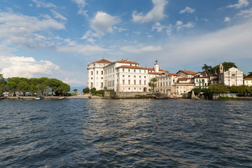 Fototapeta na wymiar Isola Bella in Lake Maggiore near Stresa in Italy