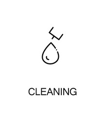 Cleaning flat icon