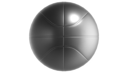 Basketball ball on background, 3d render