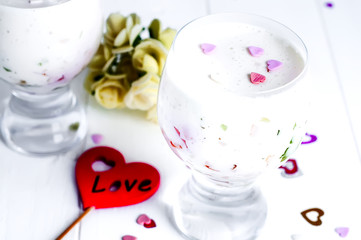 Dessert in a glasses