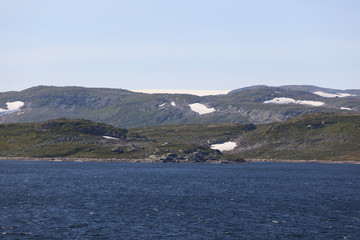 One of many larger and smaller lakes on Hardangervidda, Norway
