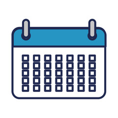 calendar reminder isolated icon vector illustration design