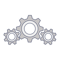 gear machine isolated icon vector illustration design