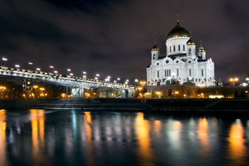 Fototapeta na wymiar The Cathedral Of Christ The Savior Cathedral
