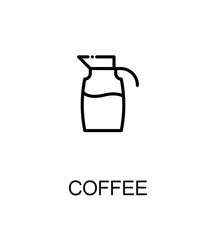 Coffe flat icon