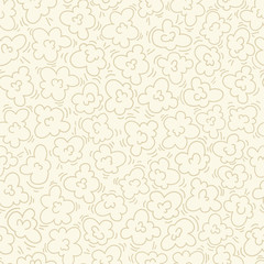 Popcorn seamless pattern
