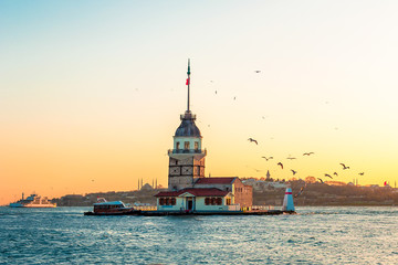 The Maiden's Tower. Istanbul, Turkey April 2016