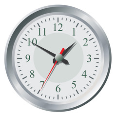 Clock flat icon. World time concept. Business background. Internet marketing. Daily infographic