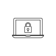 Technology security system icon vector illustration graphic design