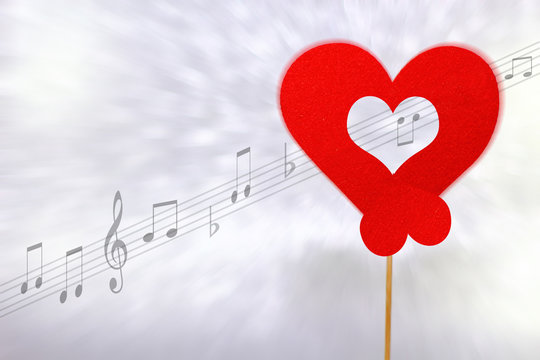Suitable image for romantic music.