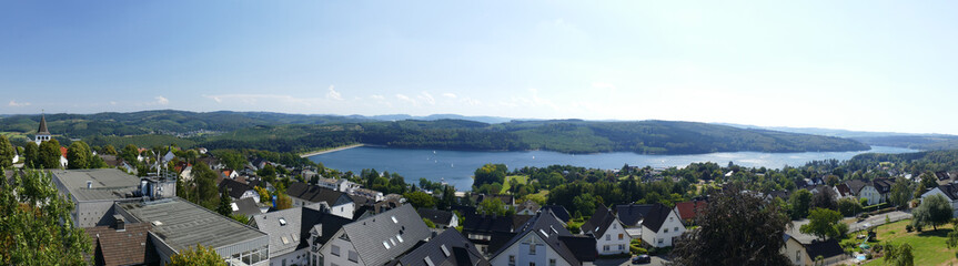 Panorama Aussicht Langscheid/Sorpesee