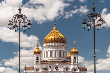 The Cathedral of Christ the Saviour in Moscow, Russia