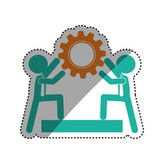 Businessman executive profile icon vector illustration graphic design