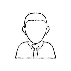 Businessman executive profile icon vector illustration graphic design