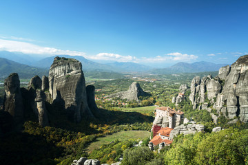 Meteora monasteries in Greece
