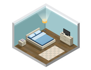 Set of bedroom furniture, Cozy room
