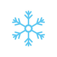 Snowflake winter symbol icon vector illustration graphic design