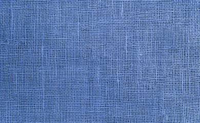 Blauer Jute Leinen Hintergrund