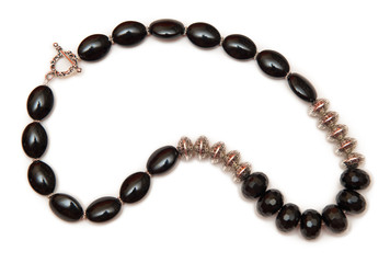 Elegant jewellery isolated on the white background