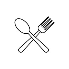Restaurant cutlery utensil icon vector illustration graphic design