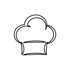 Chef hat symbol icon vector illustration graphic design