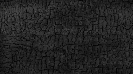 Fotobehang Brandhout textuur Zwarte achtergrond