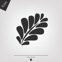 Leaf vector icon