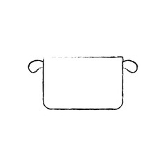 Kitchen saucepan isolated icon vector illustration graphic design