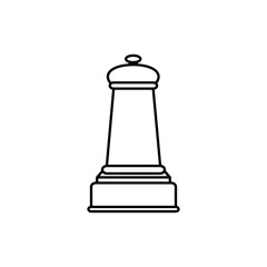 Chess game concept icon vector illustration graphic design