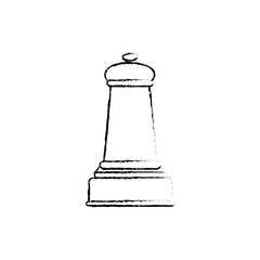Chess game concept icon vector illustration graphic design