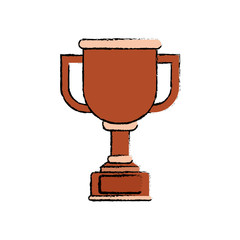 Cup trophy championship icon vector illustration graphic design