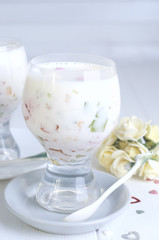 Dessert in a glasses