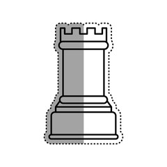 Chess game concept icon vector illustration graphic design