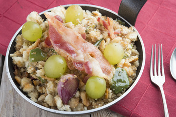 Migas traditional food on spain