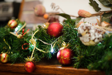 Christmas fir tree decoration