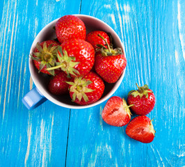 Fresh ripe strawberries