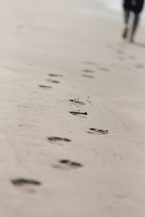 Fußsspuren im Sand