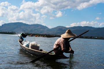 Fischer am Inle-See